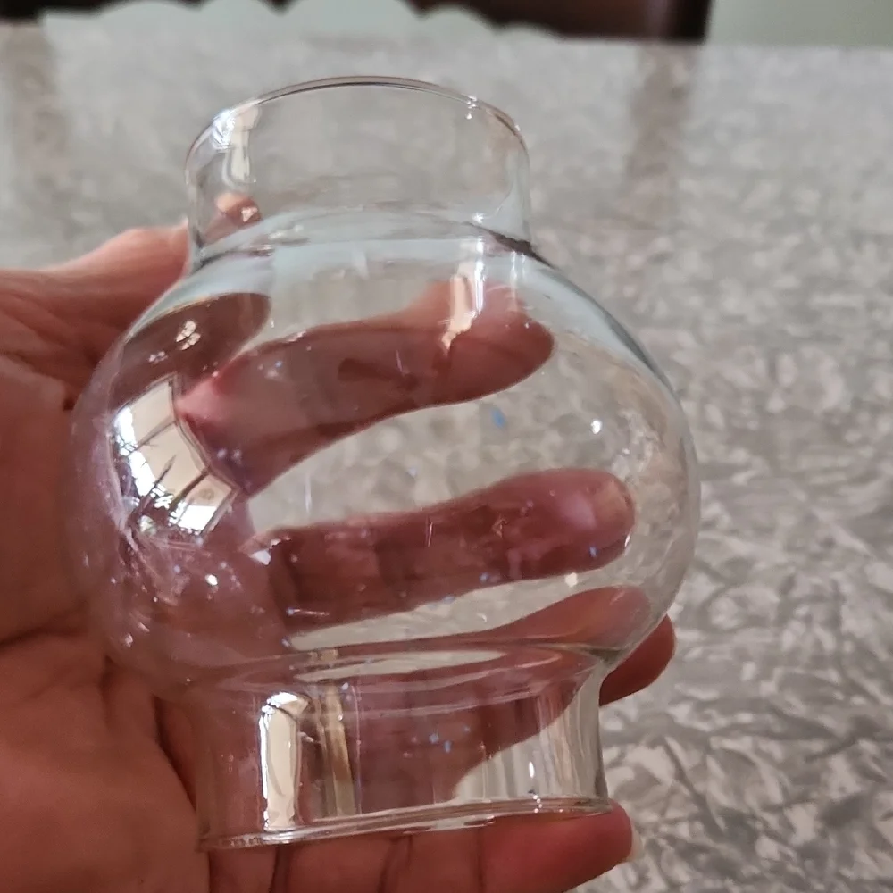 Elegant Clear Glass Globe